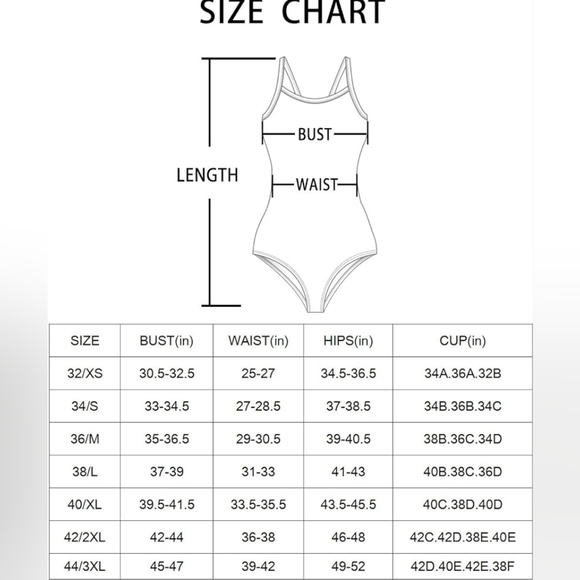 BALEAF One Piece Swimsuit, Bathing Suit Tummy Control Swimsuits 32 Navy Blue - Picture 4 of 6